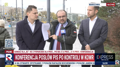 Posłowie PiS ws. KOWR Posłowie PiS ws. KOWR
