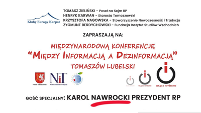 Konferencja o dezinformacji z udziałem prezydenta Konferencja o dezinformacji z udziałem prezydenta