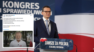 Spot Morawieckiego uderza w Tuska