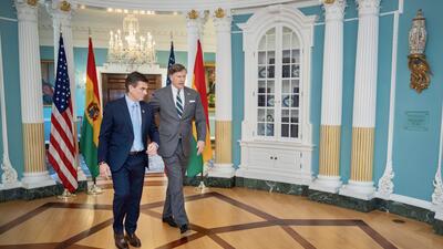 Rodrigo Paz i Christopher Landau