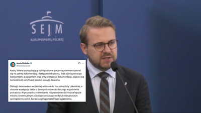 Ozdoba żąda wyjaśnień ws. opinii lekarskiej dotyczącej Zbigniewa Ziobry