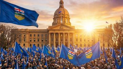demonstracja niepodległościowa w Edmonton