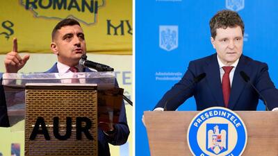 Nicusor Dan i George Simion