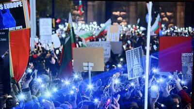 protesty w Bułgarii