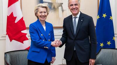von der Leyen i Carney