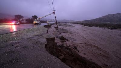 front burzowy objął całą Kalifornię