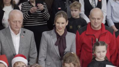 Marta Nawrocka z wizytą w Chociwlu