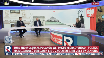 Goście Danuty Holeckiej ostro o pakcie migracyjnym i katastrofie w ochronie zdrowia