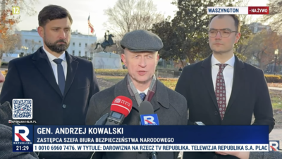 Gen. Kowalski: USA utrzymują twarde stanowisko wobec Rosji