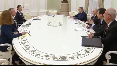 spotkanie delegacji amerykańskiej z Putinem