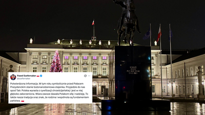 Bożonarodzeniowa stajenka stanie przed Pałacem Prezydenckim