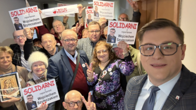 Wsparcie dla Wojciecha Szymczaka w procesie z tzw. „Babcią Kasią”