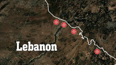 atak na pozycje w południowym Libanie