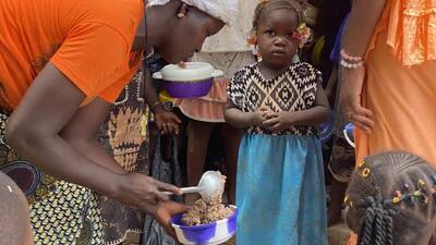 posiłek w Burkina Faso
