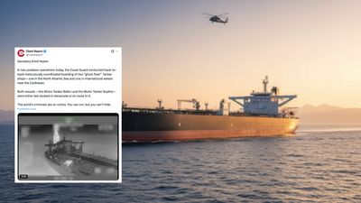 USA przejmują rosyjskie tankowce i zaostrzają presję na Kreml