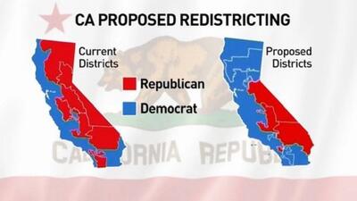 zmiany granic okręgów wyborczych Kalifornii