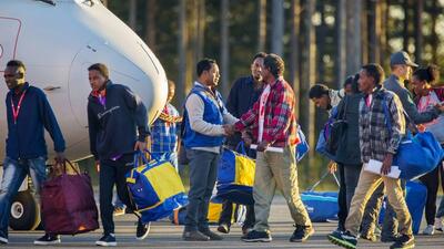 imigranci przybywający do Szwecji