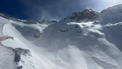 lawina we Włoszech - zdjęcie poglądowe