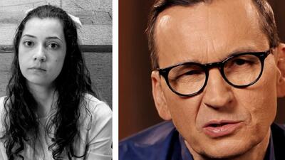 Mateusz Morawiecki i Noelia Castillo