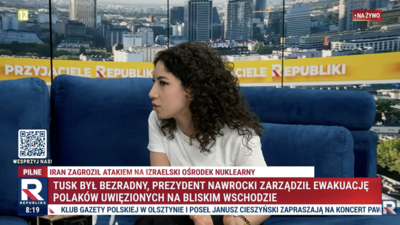 Iranka w Republice o wojnie i reżimie w Iranie