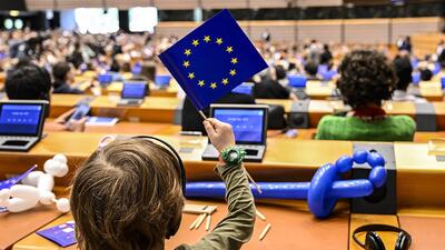 dzieci w Europarlamencie