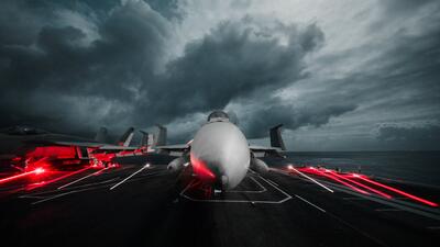 pokład lotniskowca USS Gerald R. Ford