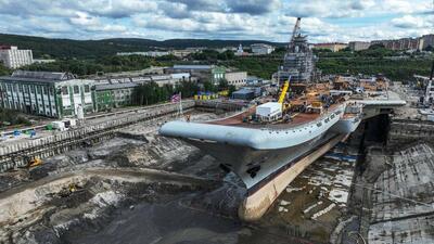 jedyny rosyjski lotniskowiec z wizją zezłomowania