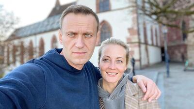 Julia Nawalna z mężem Aleksiejem, gdy żył jeszcze