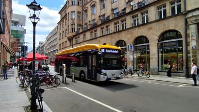 autobus podmiejski w Lipsku