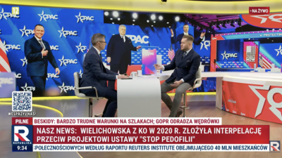 Marcin Warchoł w Republice