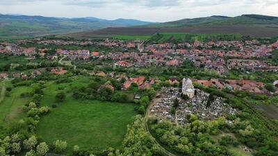 gmina Cut, widok z lotu ptaka