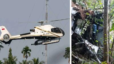 katastrofa śmigłowca w Indonezji