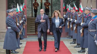 Rumen Radev i Iliana Iotova