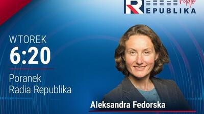Aleksandra Fedorska w Radiu Republika