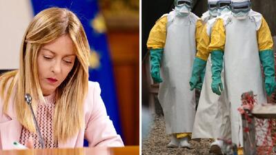 Giorgia Meloni, wirus Ebola