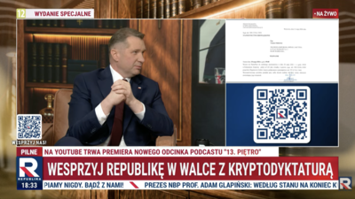 Sakiewicz i Czarnek komentują atak władzy na Republikę