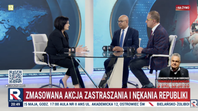 Wieczorni goście Republiki o atakach na stację