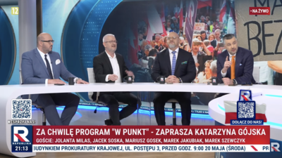 Goście Holeckiej alarmują o nękaniu dziennikarzy