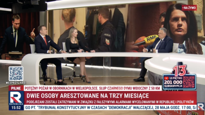 Tomasz Sakiewicz w Republice