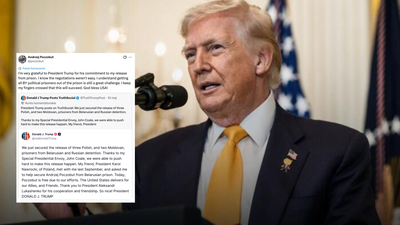Andrzej Poczobut podziękował Trumpowi