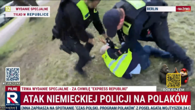 Niemcy pobili Polaków