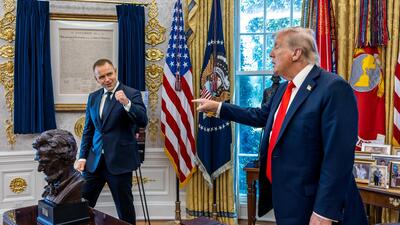 Karol Nawrocki i Donald Trump