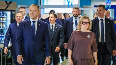 Nawrocki w Gdańsku na jubileuszu szkoły