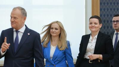 Donald Tusk i Jolanty Sobierańskiej-Grendy