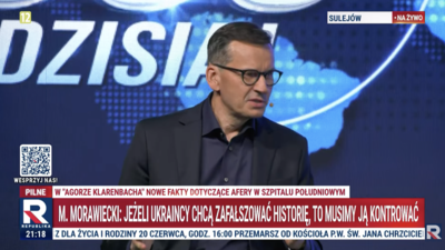 Morawiecki o Ukrainie, Rosji i aferze w służbie zdrowia