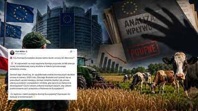 Müller alarmuje ws. umowy UE–Mercosur: "Komisja Europejska nie planuje nowej oceny skutków"