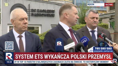 Czarnek: „Bez odejścia z ETS-u tego po prostu nie będzie”. Kandydat PiS na premiera poparł inicjatywę prezydenta