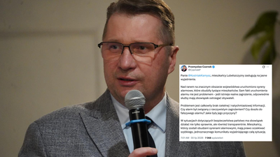 Czarnek pyta MON o alarm na Lubelszczyźnie. „Mieszkańcy zasługują na jasne wyjaśnienia”