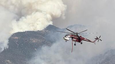Śmigłowiec Sikorsky S-64 (SkyCrane) rozbił się w pobliżu Richfield