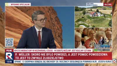 Piotr Müller komentuje nieprawidłowości przy rządowej pomocy dla powodzian